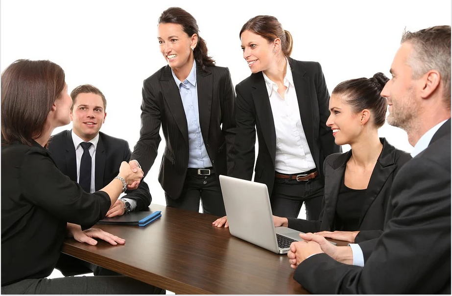 a business meeting